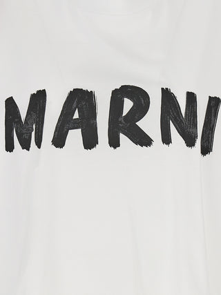 Logo Print Cropped T-shirt