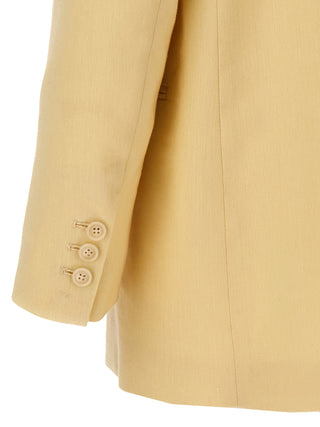 Single-breasted Linen Blazer