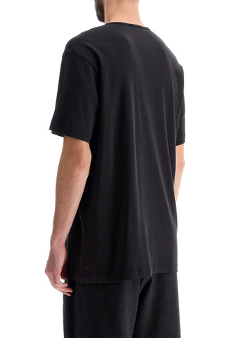 T-shirt With Wide Round Neck