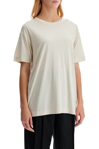 Silk Crewneck T-shirt