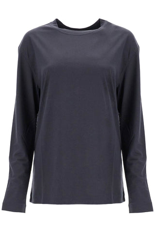 Long-sleeved Silk T-shirt For