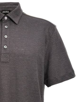 Linen Polo Shirt