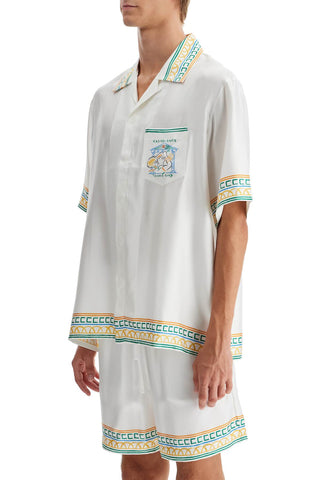 Silk Crayon Temple Tennis Club Shirt