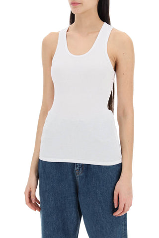 Ribbed Sleeveless Top With