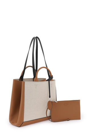 Canvas & Leather Tote Bag