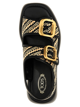 Double Buckle Sandals