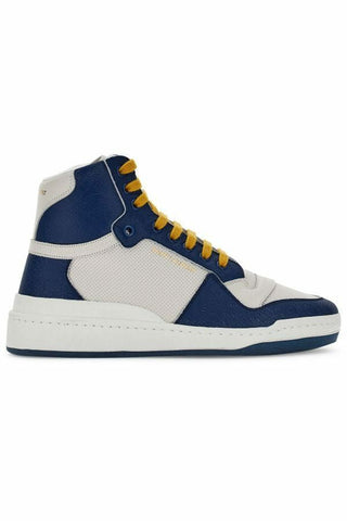 Elevate Your Style With Mid-top Blue Luxury Sneakers - Luxury for You