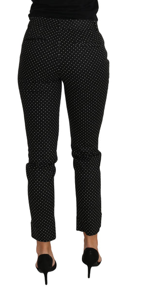 Elegant Polka Dot Cropped Trousers - Luxury for You