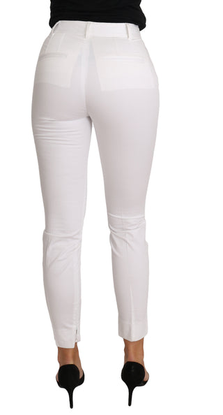 Chic White Slim Dress Pants - Luxury for You