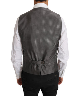 Sleek Bronze & Gray Formal Vest Slim Fit - Luxury for You