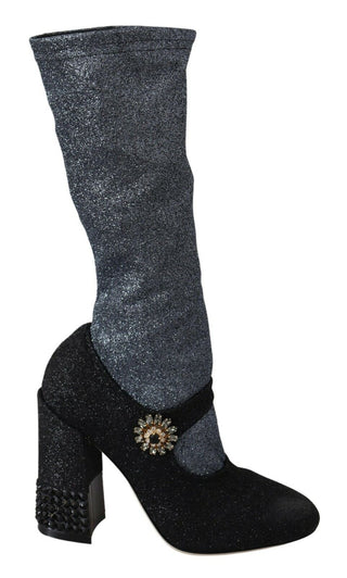 Glamorous Crystal-embellished Booties - Luxury for You