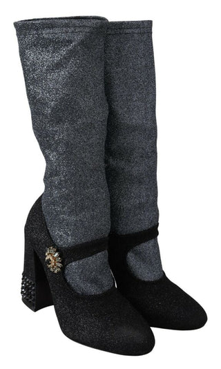 Glamorous Crystal-embellished Booties - Luxury for You