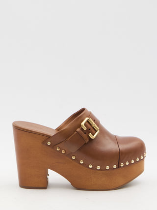 Jeannette Wedge Clogs