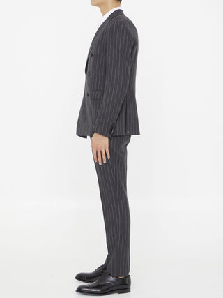 Pinstriped Two-piece Suit