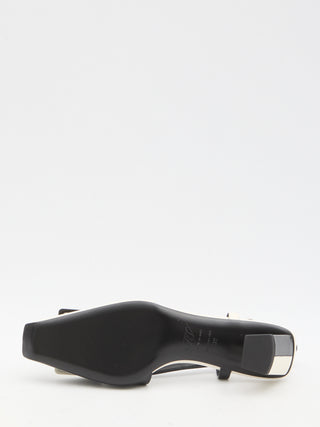 Belle Vivier Optical Slingback Pumps