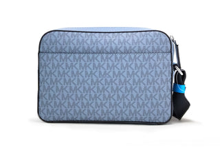 Cooper Small Denim Multi Signature Pvc Utility Crossbody Bag