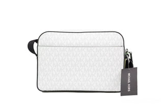 Cooper Small Bright White Palm Signature Pvc Utility Crossbody Bag