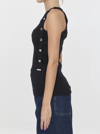 Snap-button Tank Top