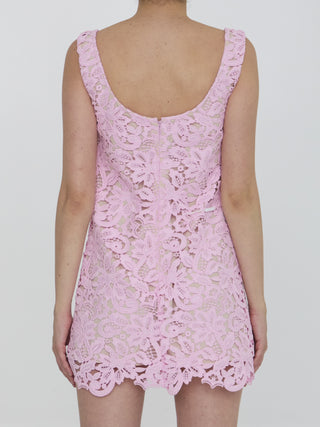 Floral Lace Mini Dress