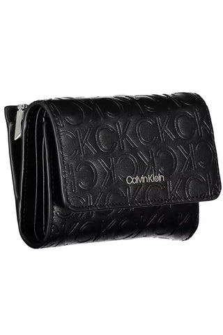 Elegant Black Polyethylene Wallet With Rfid Blocker