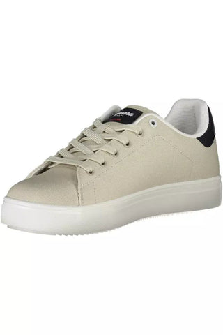 Sleek Beige Sneaker With Contrasting Accents