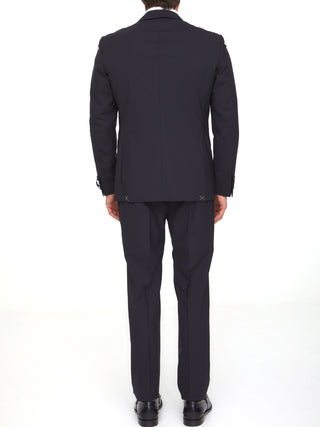 Black Wool Two-piece Suit