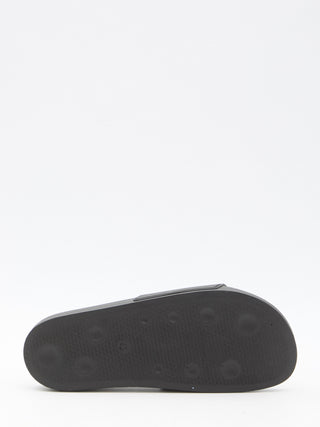 Monogram Rubber Slide Sandals