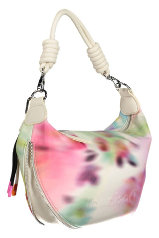 White Polyethylene Women Handbag