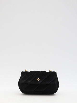 Kira Draped Velvet Mini Flap Bag