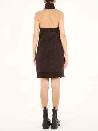 Brown One Shoulder Dress