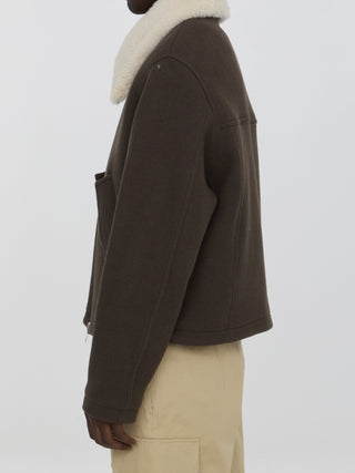 Shearling Collar Jacket