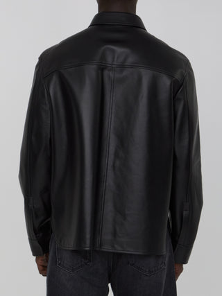 Overshirt In Lambskin Nappa