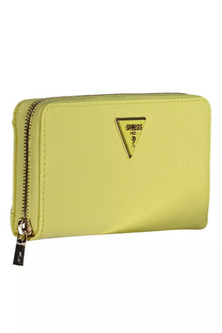 Yellow Polyethylene Women Wallet