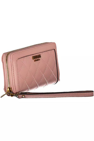 Pink Polyethylene Women Wallet