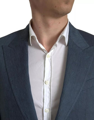 Blue 2 Piece Single Breasted Napoli Suit