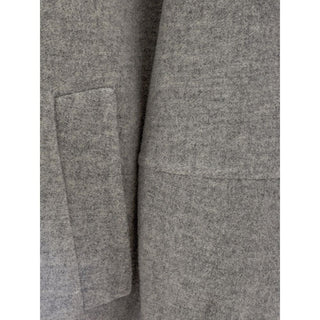 Elegant Gray Wool Jacket For Timeless Style