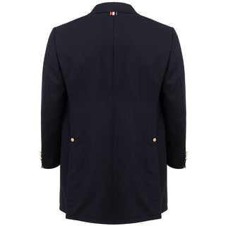 Elegant Wool Jacket In Signature Blue