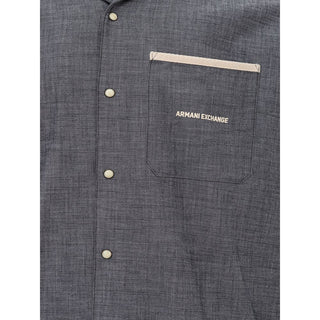 Sleek Cotton Blue Shirt For Men