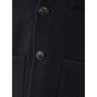 Elegant Woolen Blue Jacket For Men