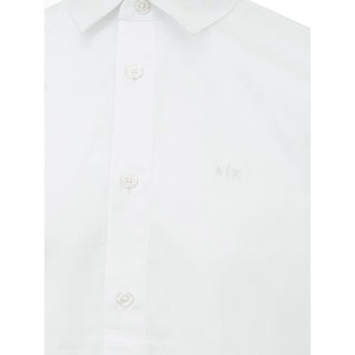 Elegant White Cotton Shirt For Men