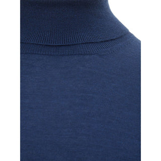 Elegant Cashmere Sweater In Serene Blue