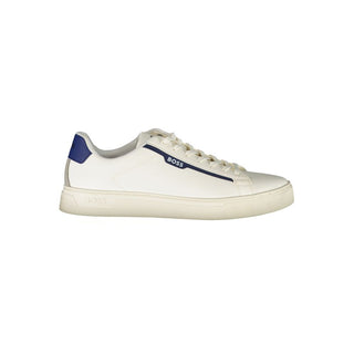 White Polyester Sneaker