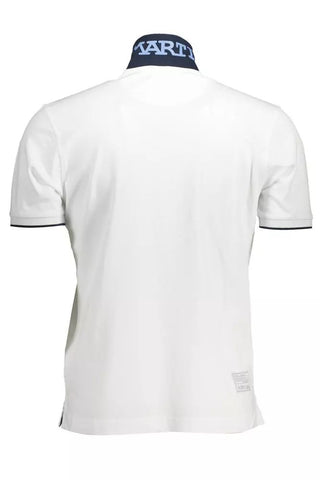 White Cotton Mens Polo Shirt