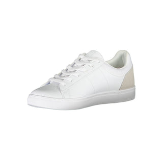 Elegant White Sneakers With Contrasting Details