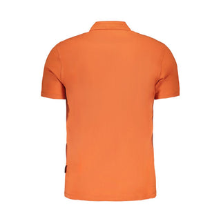 Orange Cotton Polo Shirt