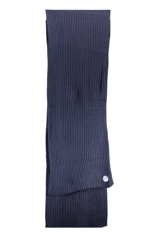 Blue Cotton Men Scarf