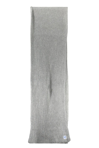 Gray Cotton Men Scarf