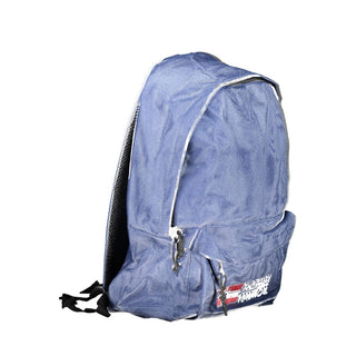 Blue Polyester Backpack