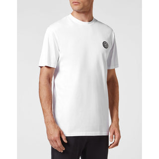 Sleek Cotton Tee With Signature Detailing