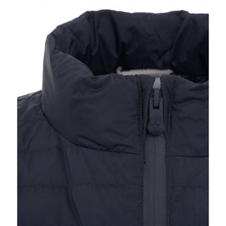 Sleek Blue Puffer Vest For A Modern Look